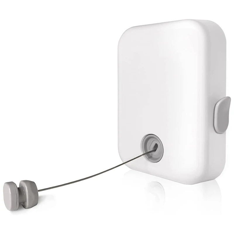 

Retractable Clothesline Wall Mounted Stainless Steel Laundry Line Clothes Retracting Hanging Clothing Drying Rack