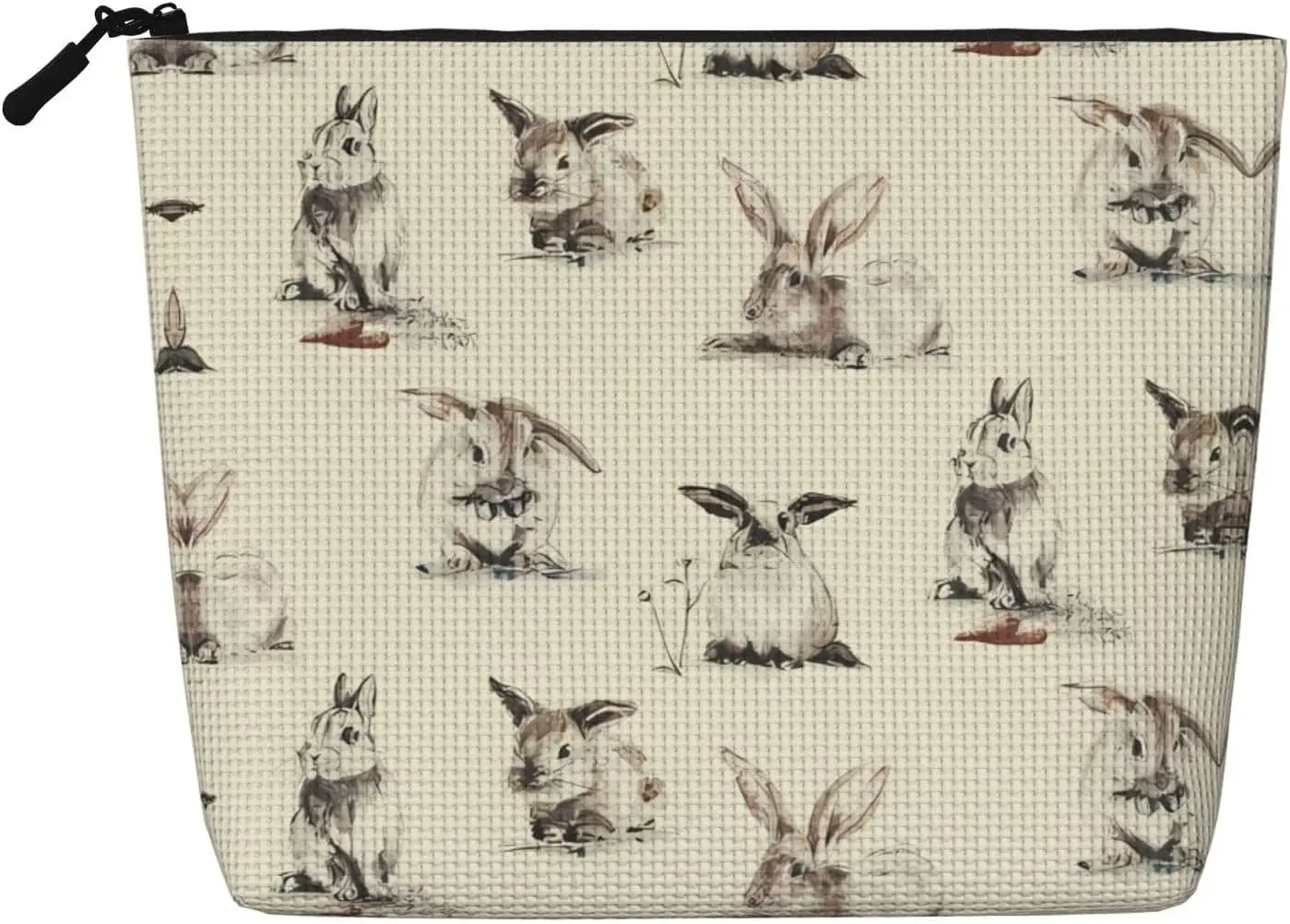 Универсальный органайзер для туалетных принадлежностей с изображением кролика: