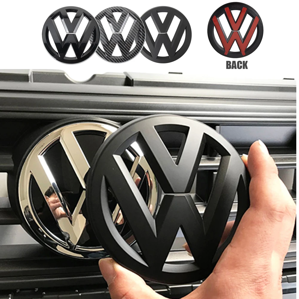 1 пара наклейки на переднюю крышку радиатора автомобиля Volkswagen VW Tiguan 2017 2018 2019 2020