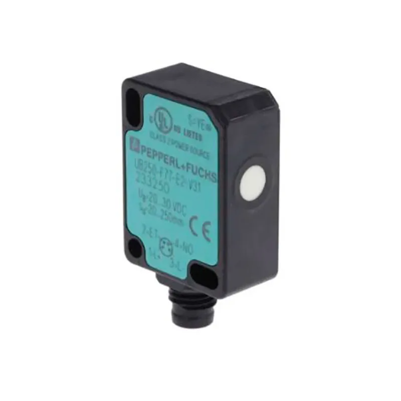 

UB250-F77-E2-V31 ultrasonic sensor output type PNP detection range 20-250mm new original UB250-F77-E2-V31 ultrasonic sensor