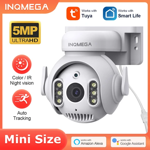 Камера видеонаблюдения INQMEGA, 5 МП, Wi-Fi, PTZ