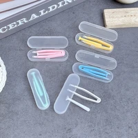 portable beauty pupil remover color integrated suction stick contact lens clip frosted case