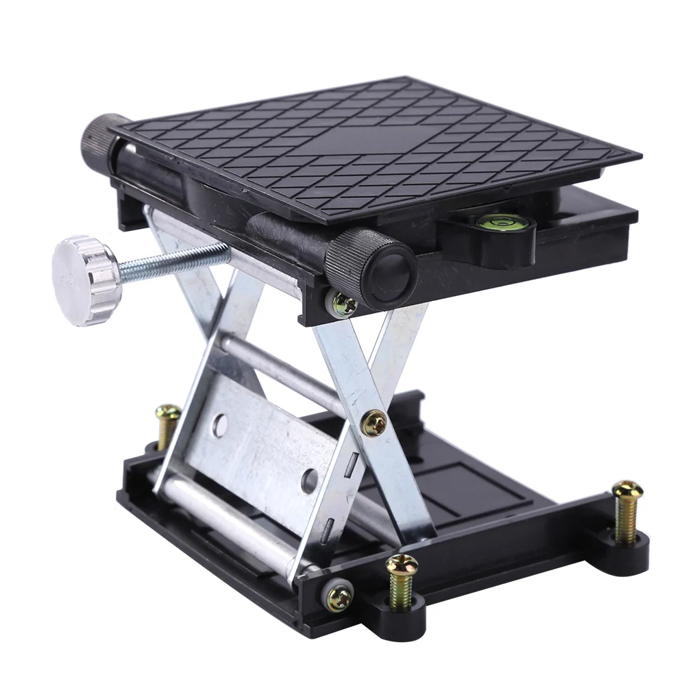 

Adjustable Aluminum Router Table Lab Lifting Plate Stand Platform Workbench Woodworking Engraving Lab Lifting Stand Tools