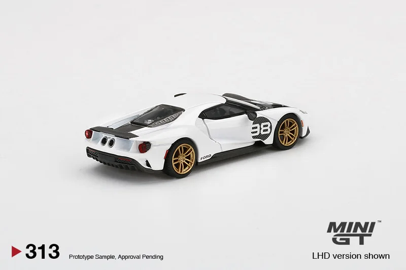 МОДЕЛИ TSM MINIGT # 313 1:64 Ford GT No 98 2021 Модель автомобиля Ken Miles Heritage из литого под