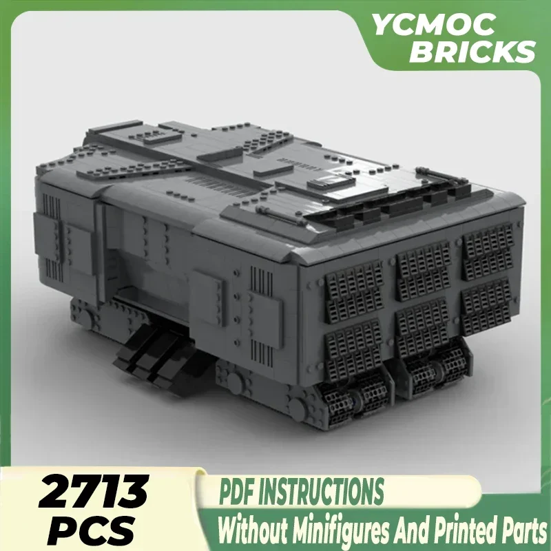 Звездная модель фильма Moc строительные кирпичи пустынный комбайн технология