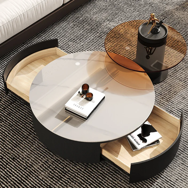 

Bedroom Living Room Table Coffee Designer Round Gaming Poker Table Computer Acrylic Para El Hogar Library Furniture YYY35XP
