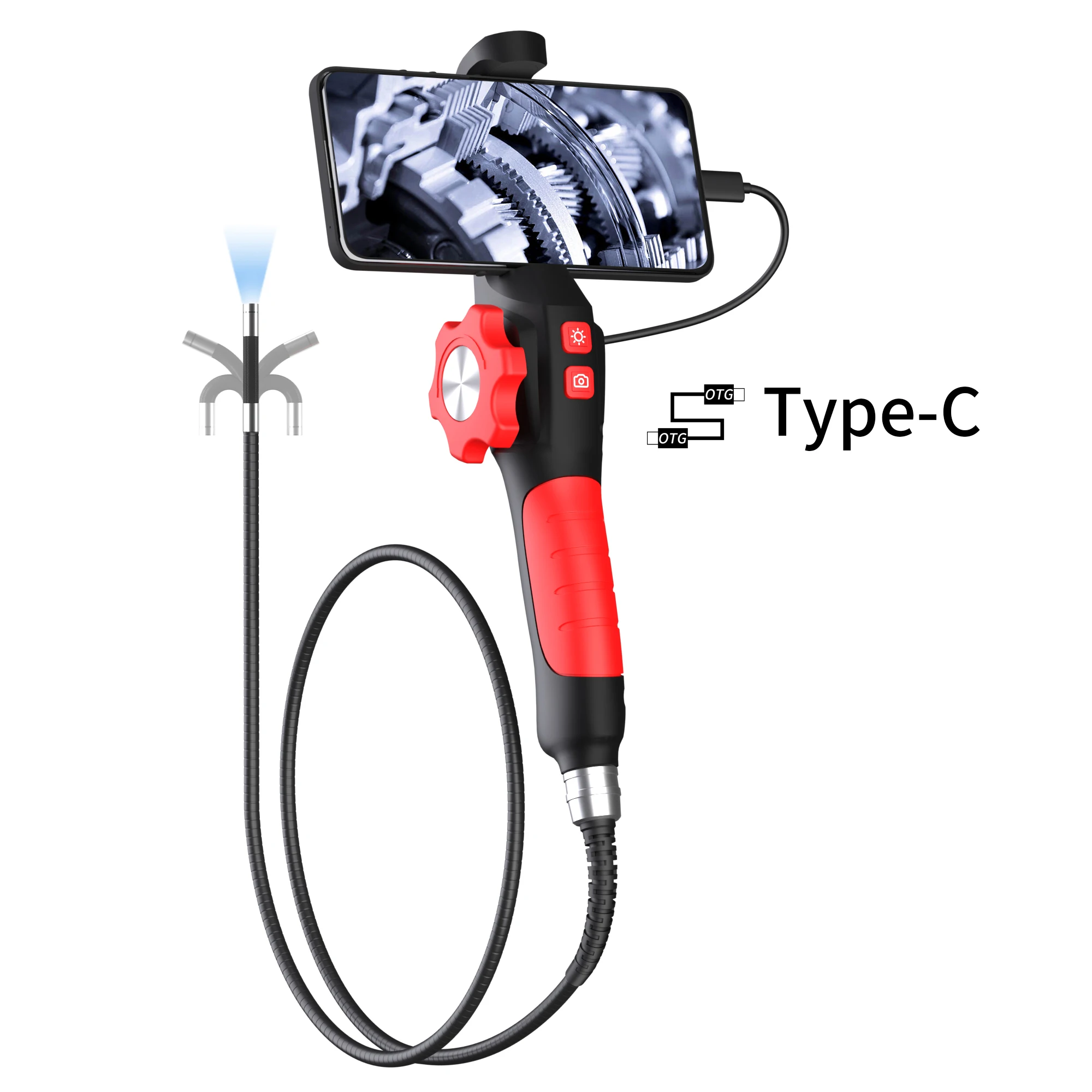 Эндоскоп CMOS 6мм 2MP 1080P WIFI/USB  new landing