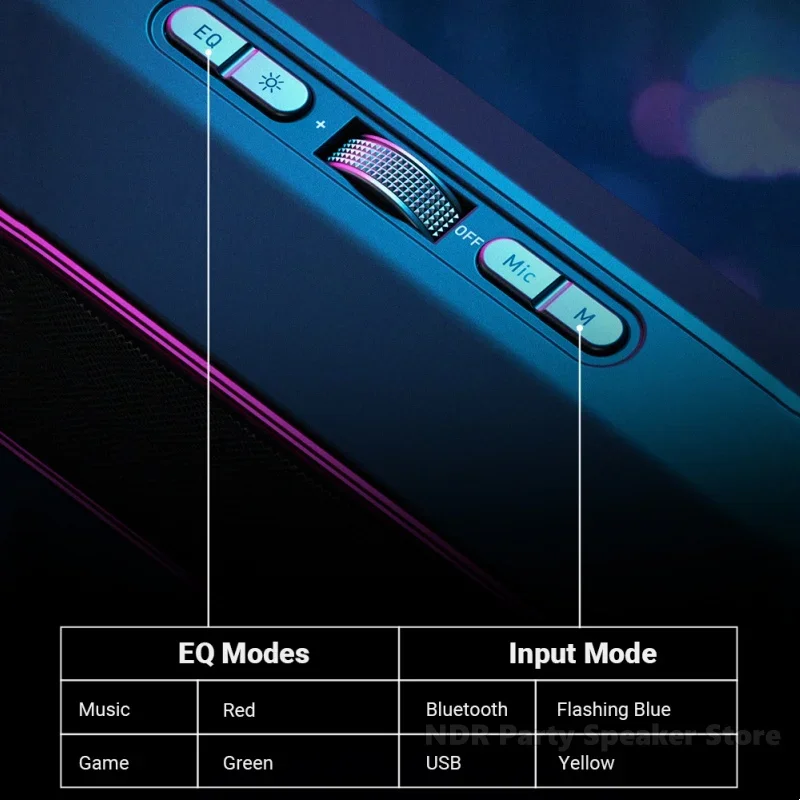 Мультимедийная полоса для ноутбука настольная аудиосистема настольный сабвуфер