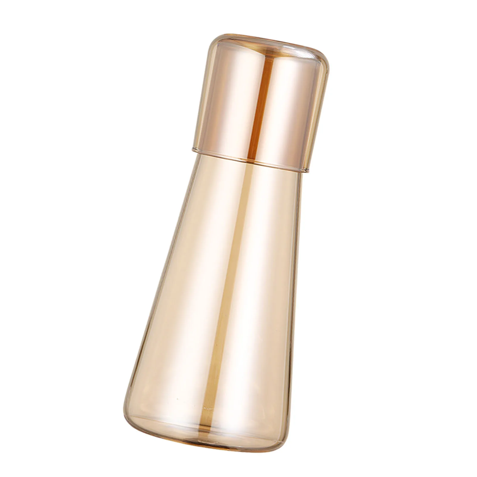 

Прикроватный графин для воды со стеклянной посудой, набор для спальни, прозрачная ночная подставка, графин, стеклянный чайник для питья, мол...