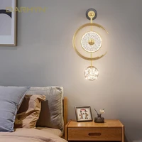 creative modern led wall lamp sconce for living study room bedroom villa flats aisle corridor indoor decor lights indoor lustres