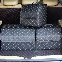 car trunk storage box interior auto trunks organizer bag waterproof portable rear trunk box auto travel pocket leather accessory