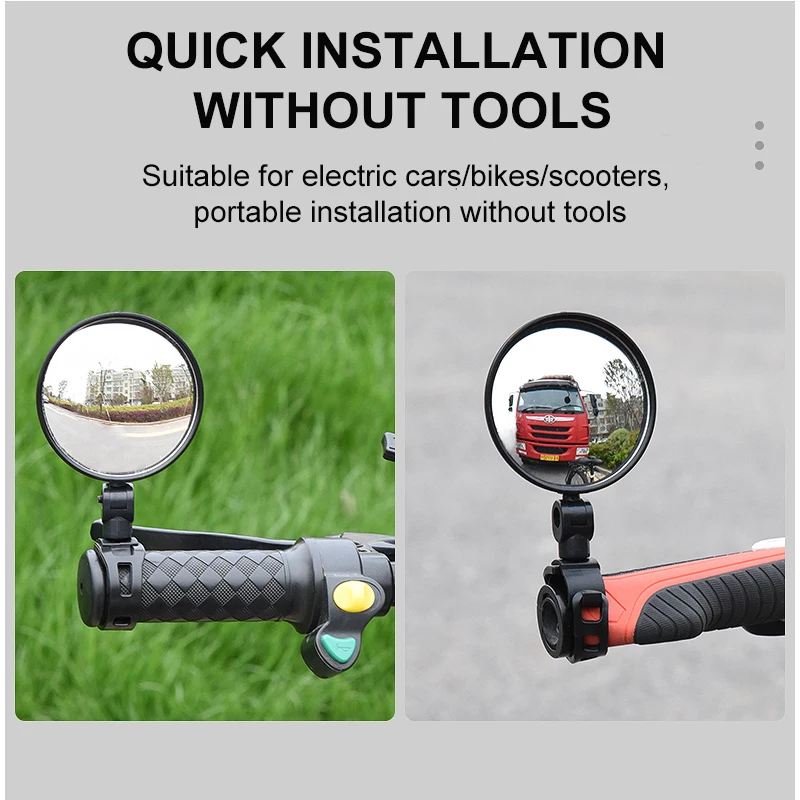 2/8/10/20/30/50 PCS Bicycle Rear View Mirror Electric Scooter Rearview Mirror For Xiaomi  Scooter Back Mirror Rear View Mirror