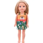 Одежда для куклы Paola Reina, модное летнее платье для куклы Wellie Wisher 14,5 дюйма и куклы 32-34 см, аксессуары для девочек в подарок
