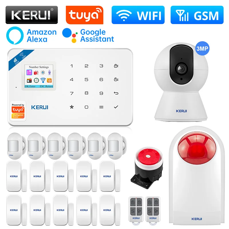 

Охранная сигнализация KERUI W181, GSM, Wi-Fi, 433 МГц