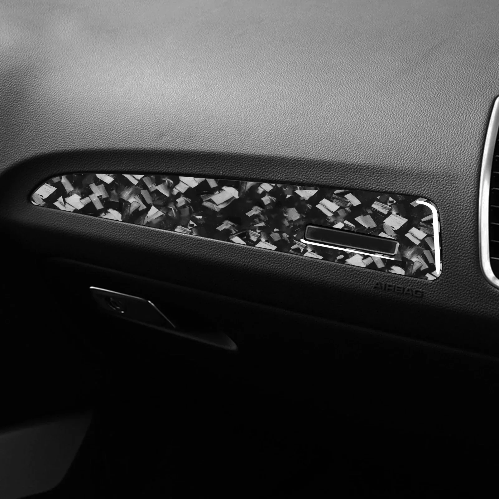 Для Audi Q5 SQ5 8R A4 S4 B8 2009-2017 аксессуары из кованого углеродного волокна салон