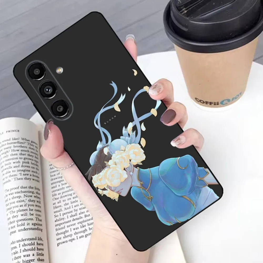 Чехол для телефона ChunLi art S-Street F-Fighter Samsung S 25 24 21 22 23 30 20 Ultra Plus Fe Lite Note 10 9 5G черный