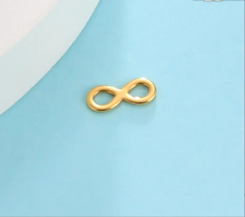 20 шт. нержавеющая сталь бесконечная 8 форма подвески разъемы застежка для DIY