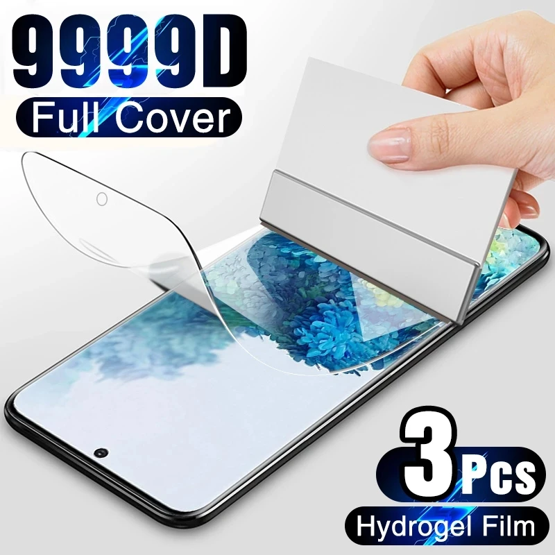 

3PCS Film For OPPO A1k A5s A7n A9x AX5s F11 Pro K3 Realme 3 Pro C2 Screen Protector Hydrogel Film Protect 9H 2.5D