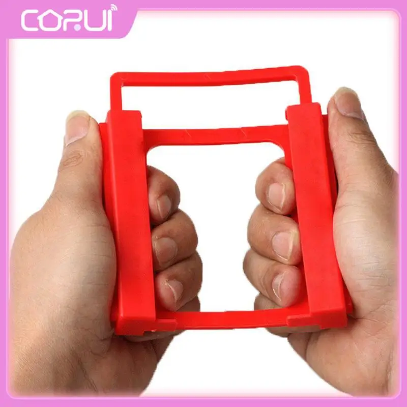 

Plastic 2.5" To 3.5" SSD HDD Adapter Mounting Tray Bracket Hard Drive Bay Caddy Office Computer Cables Connectors