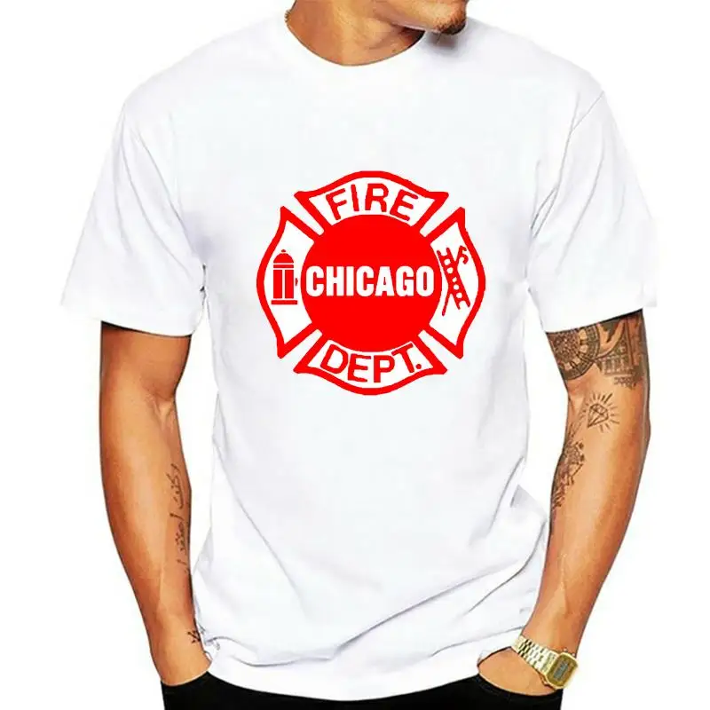 

Rare Design TV Series Chicago Firefighter Fire Department T-Shirt Size S-3XL