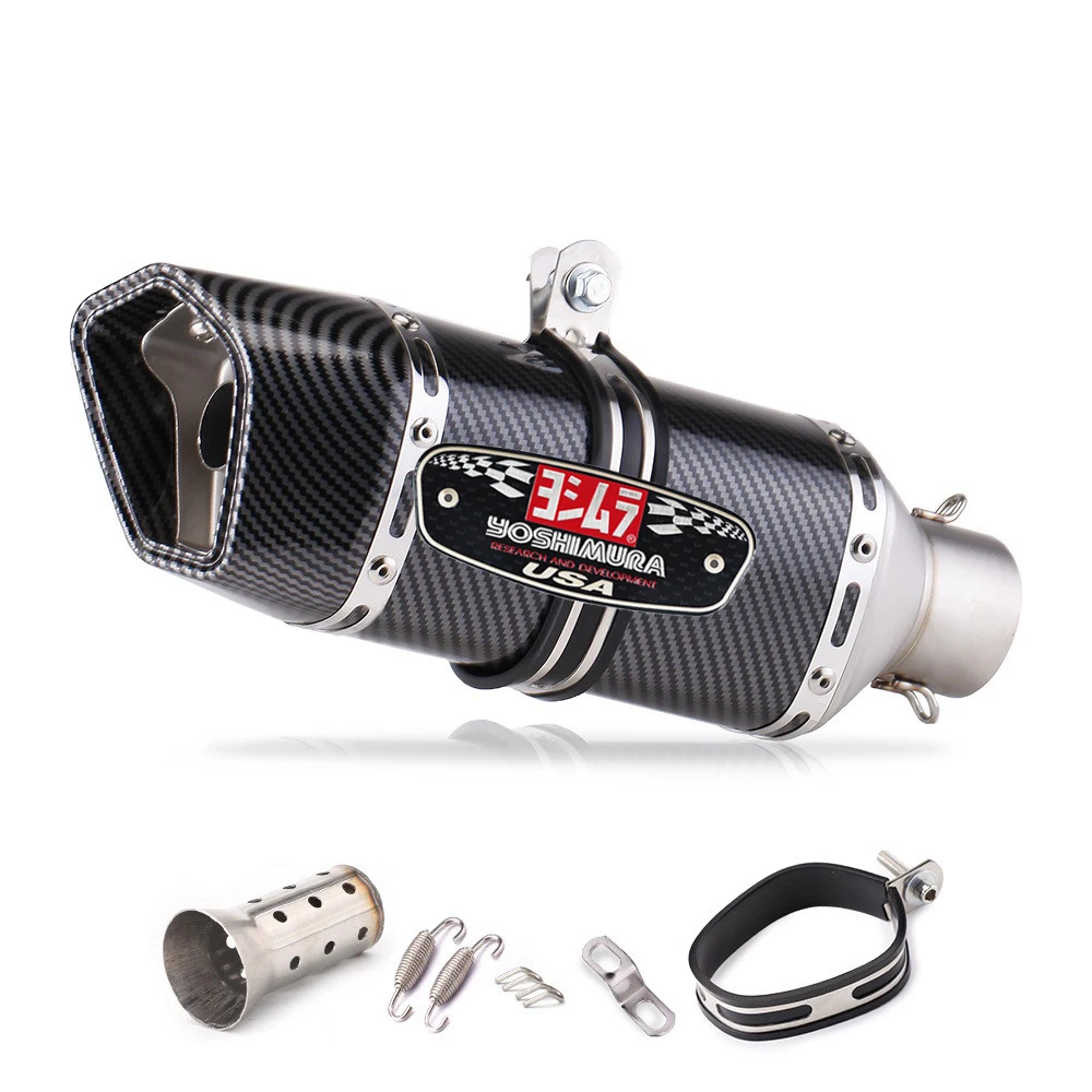 

Motorcycle ID:51mm Exhaust Pipe Muffler With DB Killer FOR HONDA XR 150 NC 700S CBR 125R FOR KAWASAKI Z250 Z300 NINJA 1000