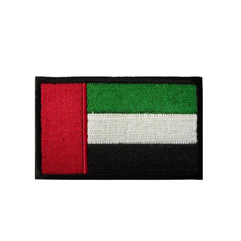Знак ОАЭ, тактическая нашивка, вышивка, значок, Женский флаг, тактические военные нашивки, армейский значок с аппликацией