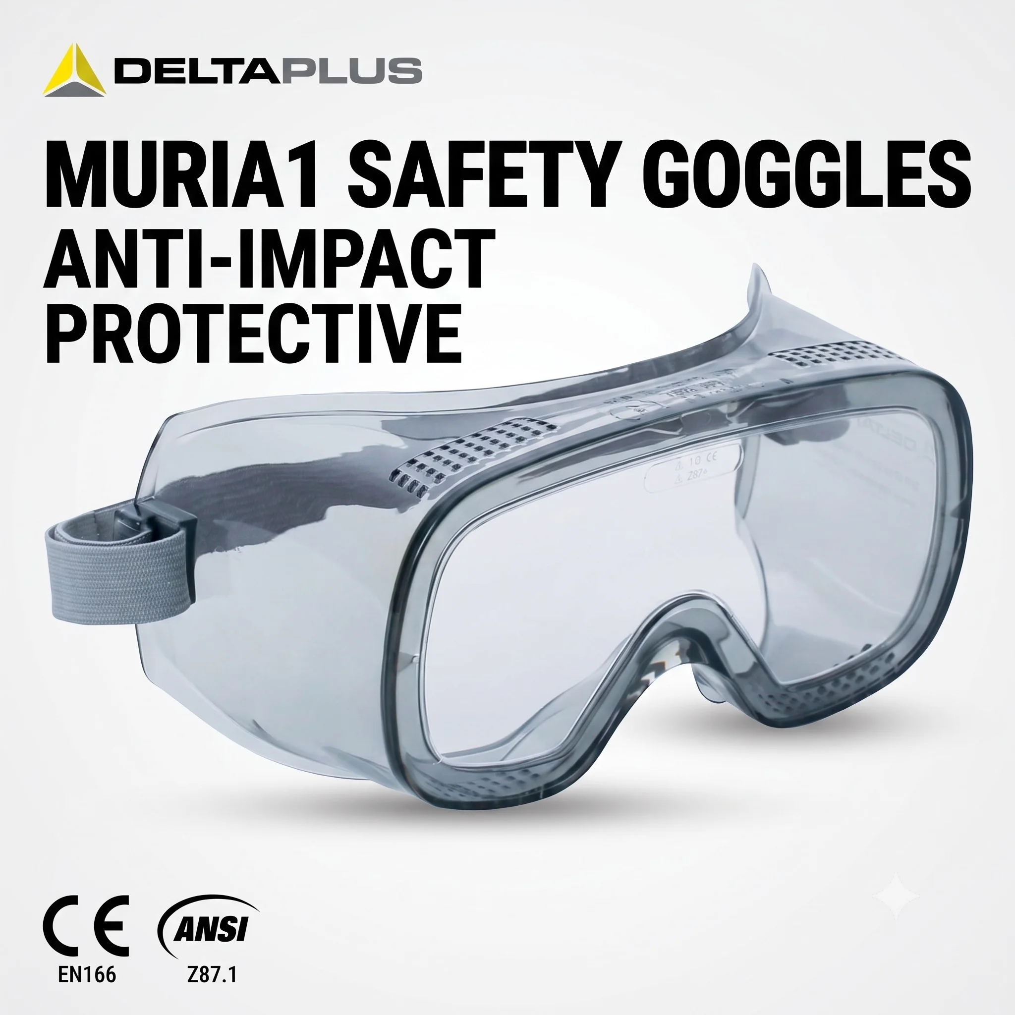 Фото Защитные очки DELTA MURIA1 для ношения поверх обычных очков, инженерная спецодежда для дома и мастерской, прозрачные линзы, стандарт Z87.1. №1