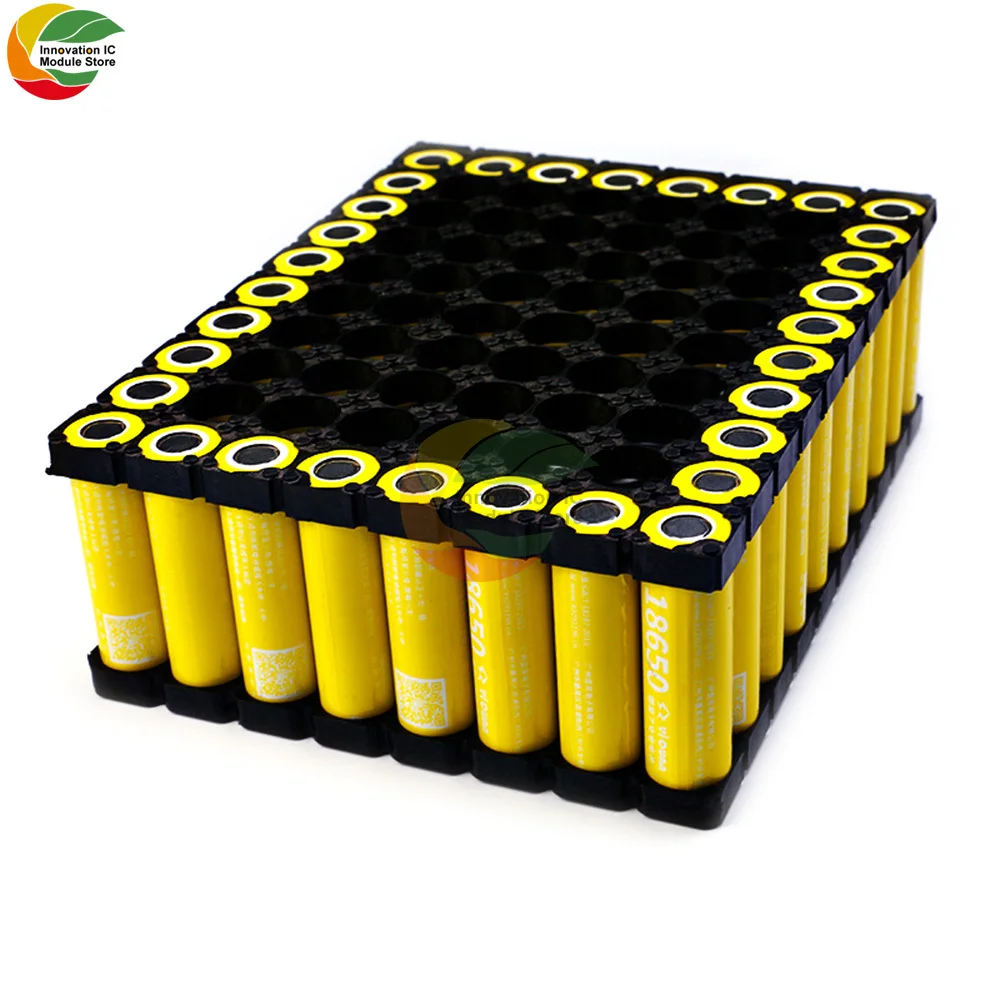 

8x10 Cell Spacer 18650 Lithium Battery Plastic Holder Bracket for DIY Battery Pack 18.4mm Hole Dia