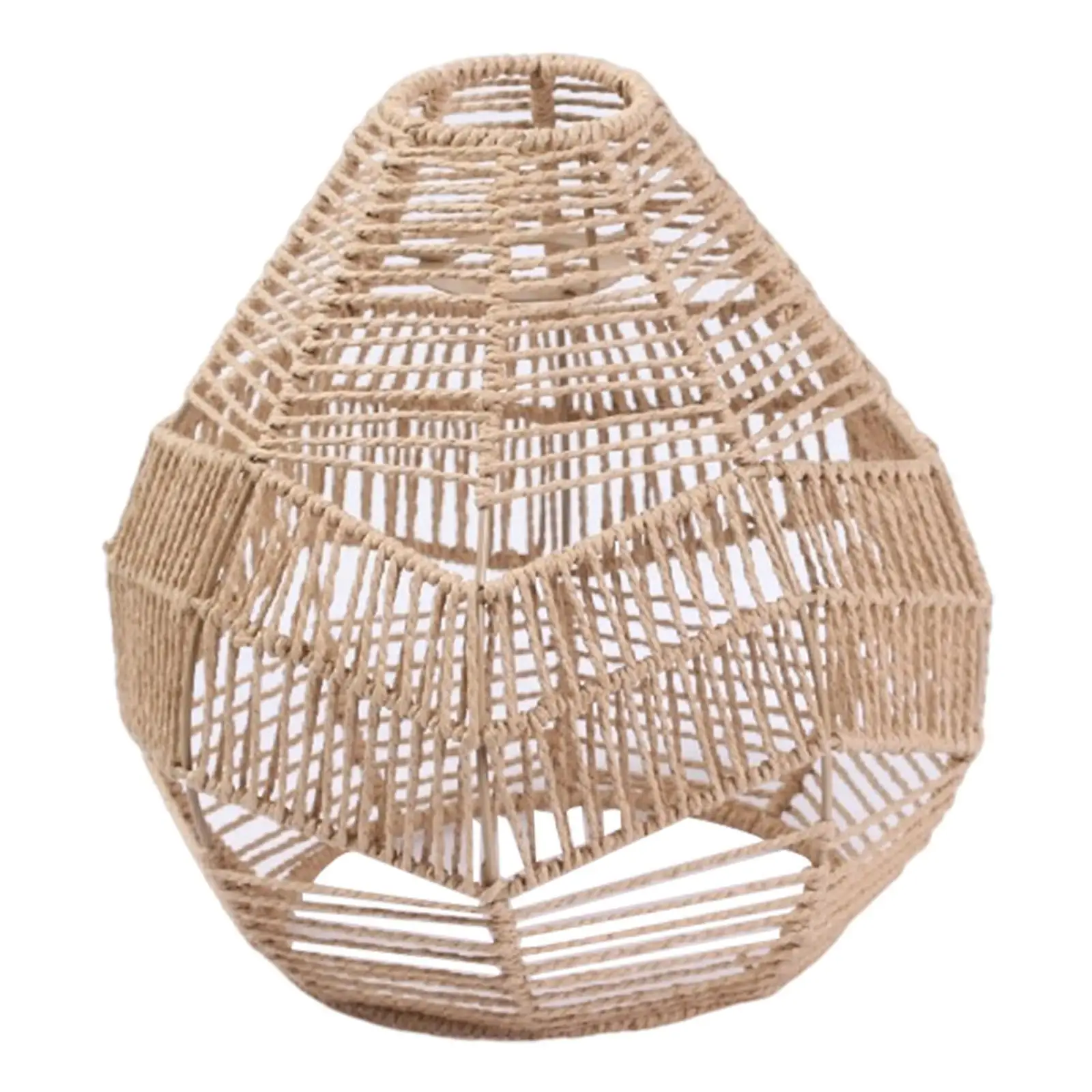 

Handwoven Lamp Shade Hanging Light Fixture Cover for Hotel Cafe Decoration