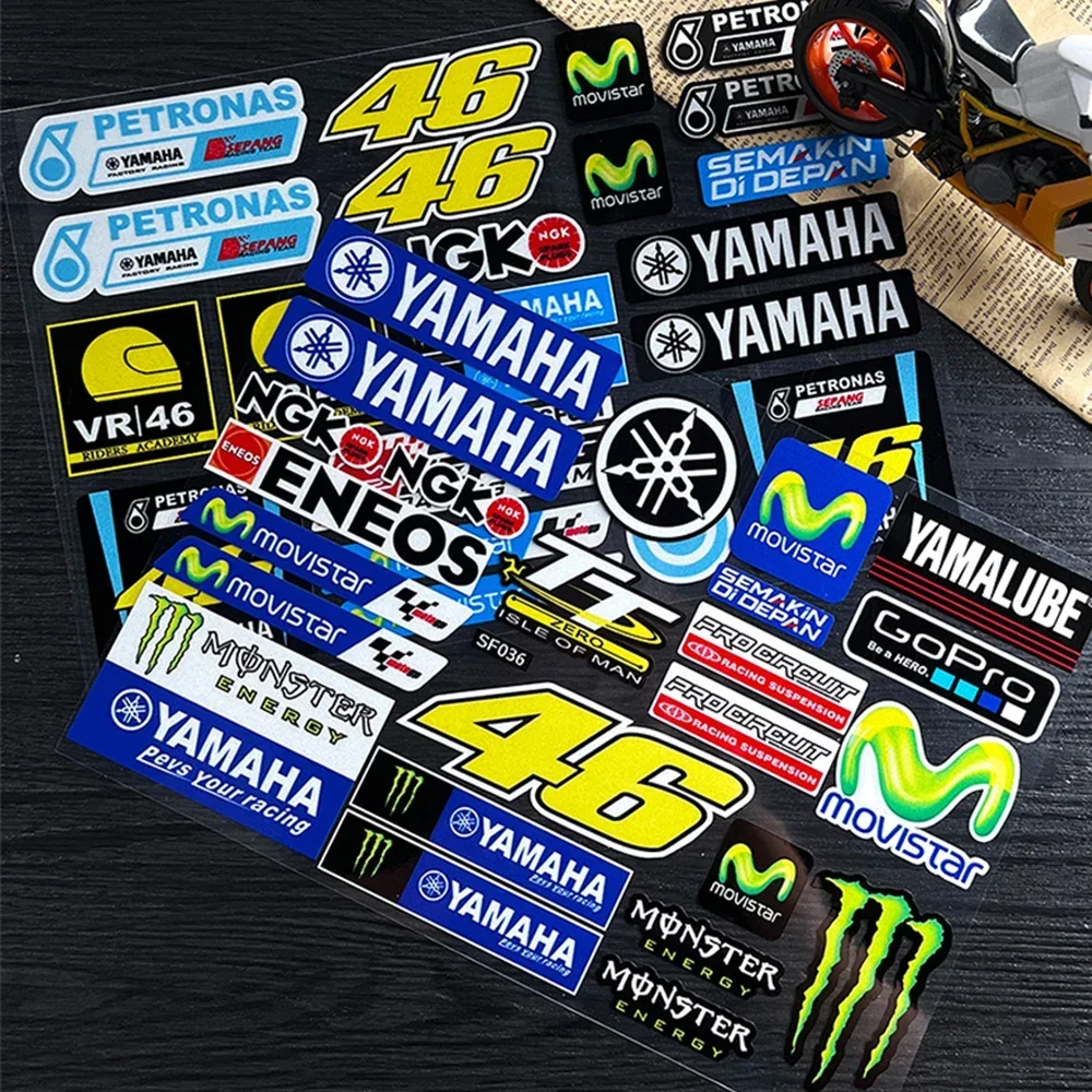 Светоотражающие водонепроницаемые наклейки для мотоцикла велосипедный шлем