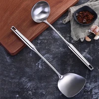 stainless steel spatula vacuum integrated handle stainless steel kitchen supplies daily necessities