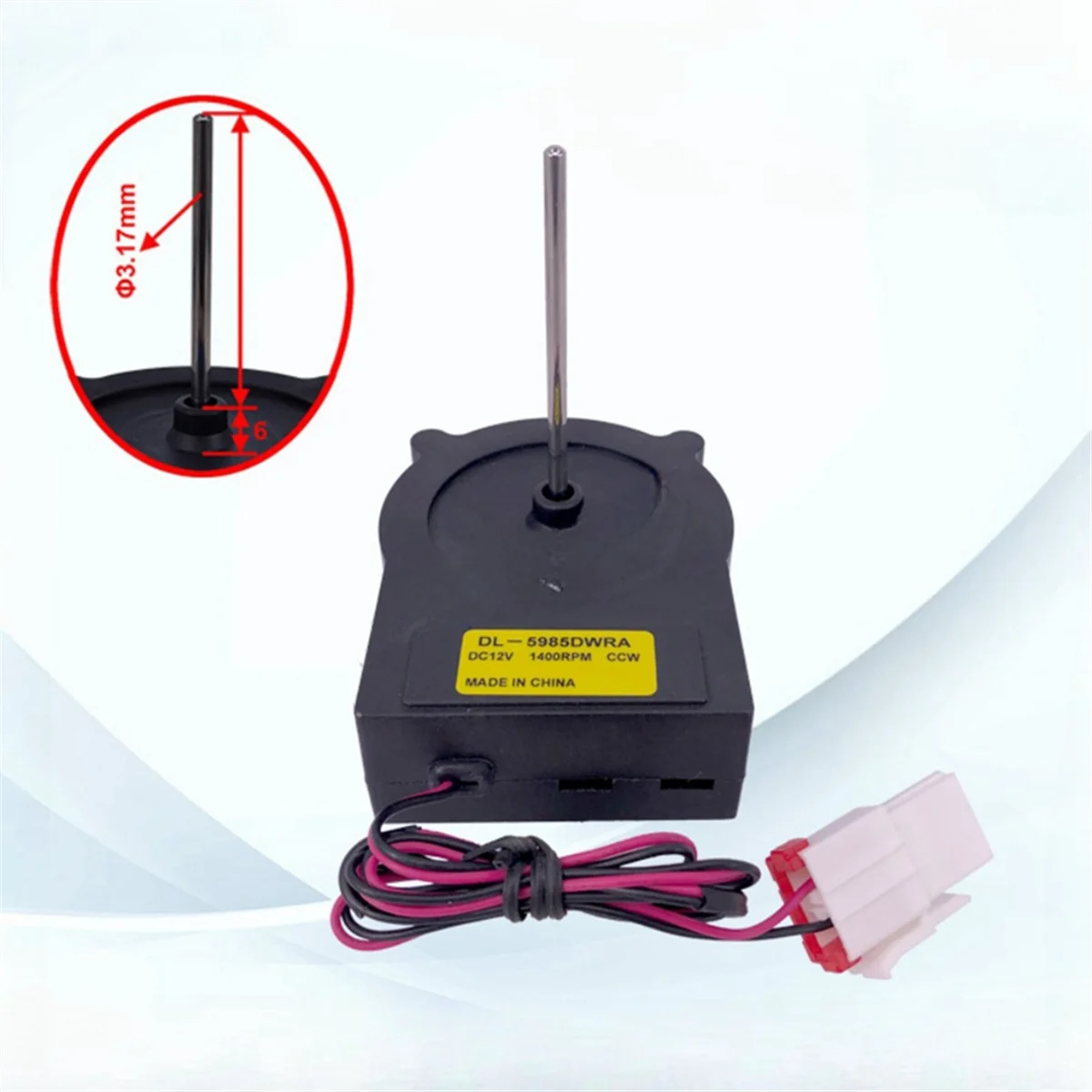 Двигатель охлаждающего вентилятора для холодильника LG DL-5985DWRA DV12V 1400 об/мин детали