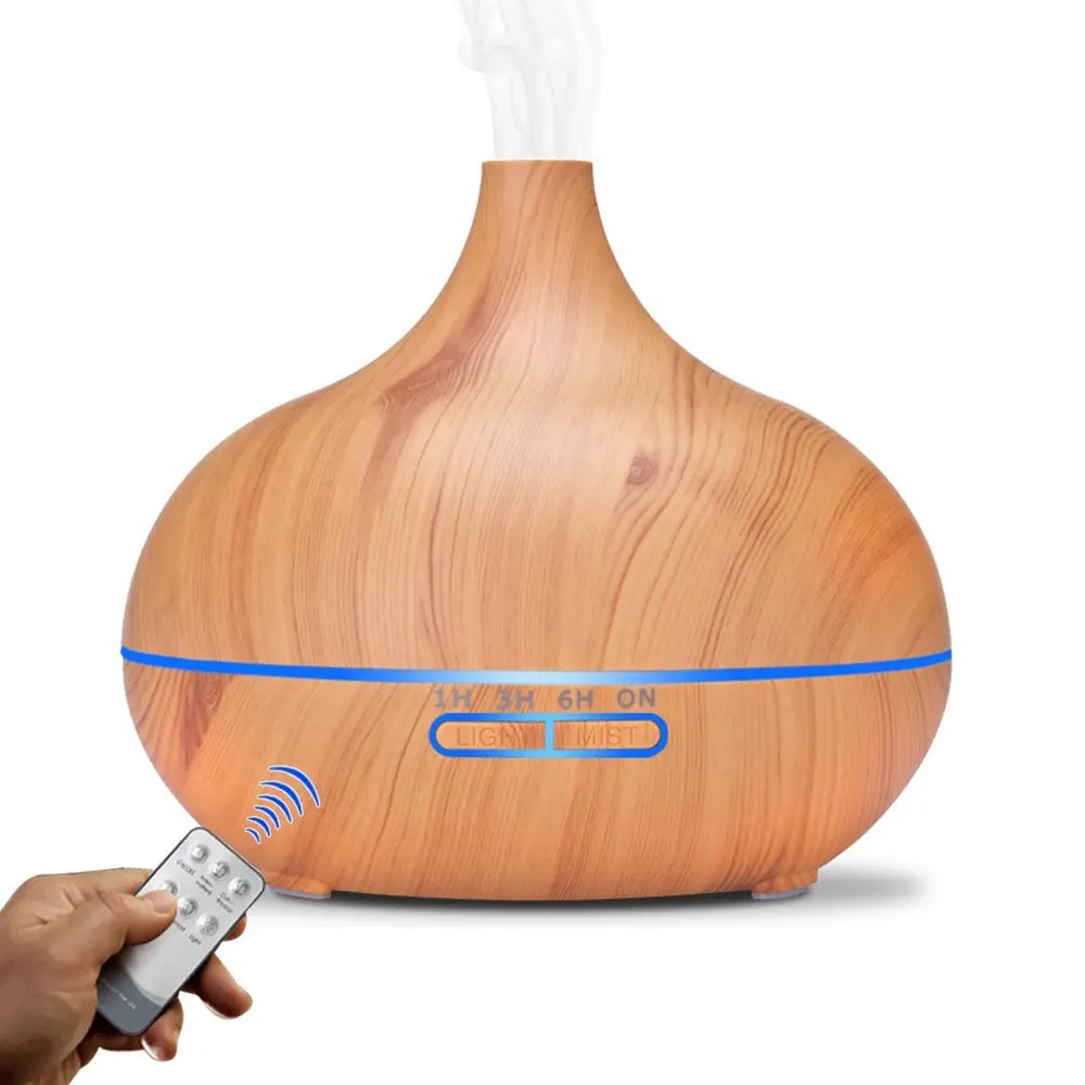 

Oil Remote Electric Aroma Lamp Diffuser Control LED Air Maker Aromatherapy Essential 550ML Diffuser Mist Humidifier Ultrasonic