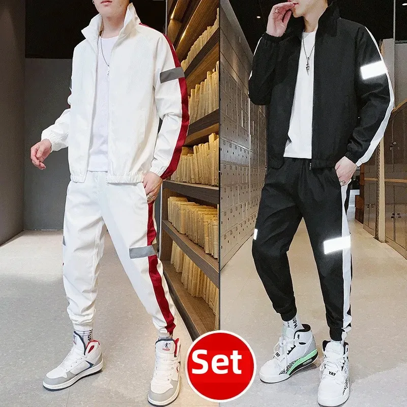 Весенний сезон мужской спортивный костюм в повседневном стиле новинка 2020