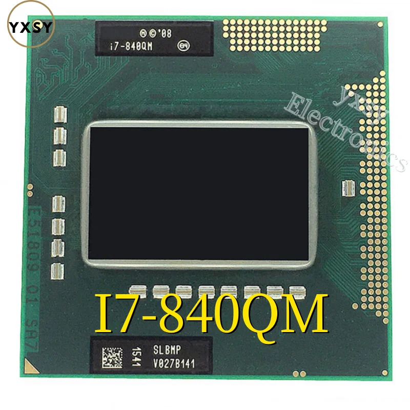 Процессор Intel Core i7-840QM ЦП для ноутбука i7 840QM четырехъядерный восьмипоточный SLBMP 1 8