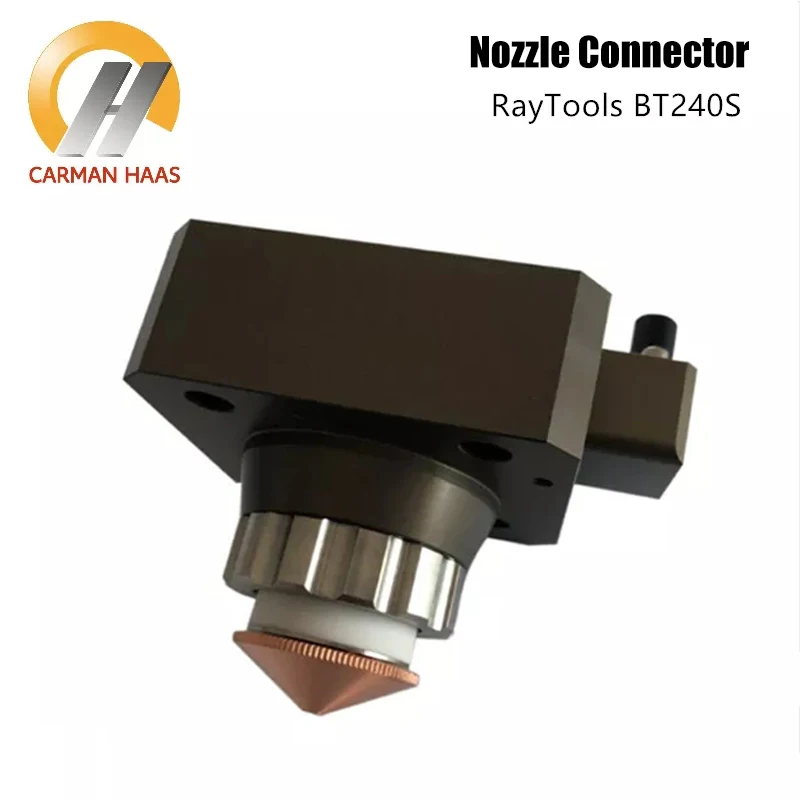 Carman Haas TRA Nozzle Connector 120A61000A for Raytools BT240 BT240S Flat Laser Cutting Head Nozzles Assembly enlarge