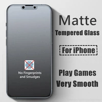 matte tempered glass for iphone 13 pro max screen protector for iphone 12 mini 11 pro 6 7 8 plus xr x xs max se no fingerprint