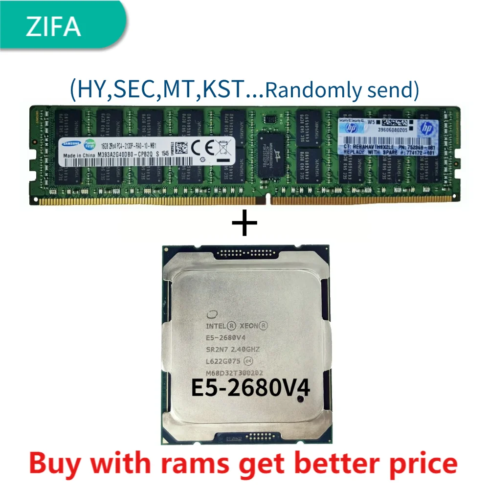 

Память DDR4 16G 2133 МГц со стандартом памяти 2,4 ГГц, 35 Мб, 14 ядер, 28 потоков, 120 Вт, LGA 2011-3, Серверная оперативная Память ddr4