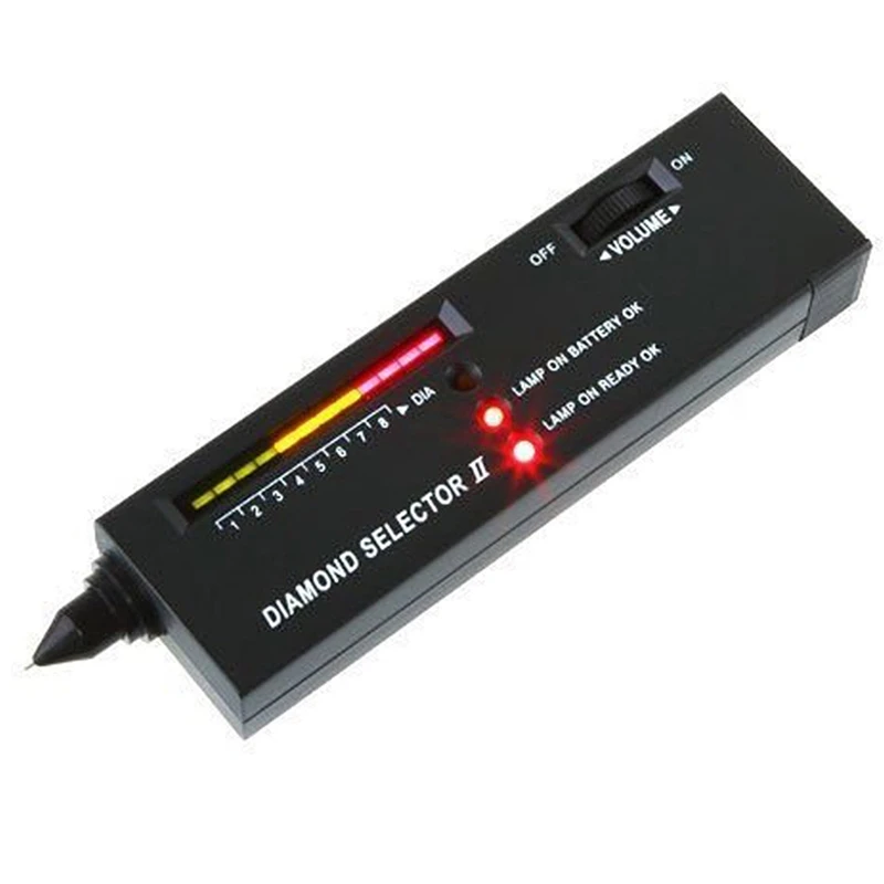 

Diamond Gems Tester Pen Portable Gemstone Selector Tool LED Indicator Accurate Reliable Jewelry Test Tool