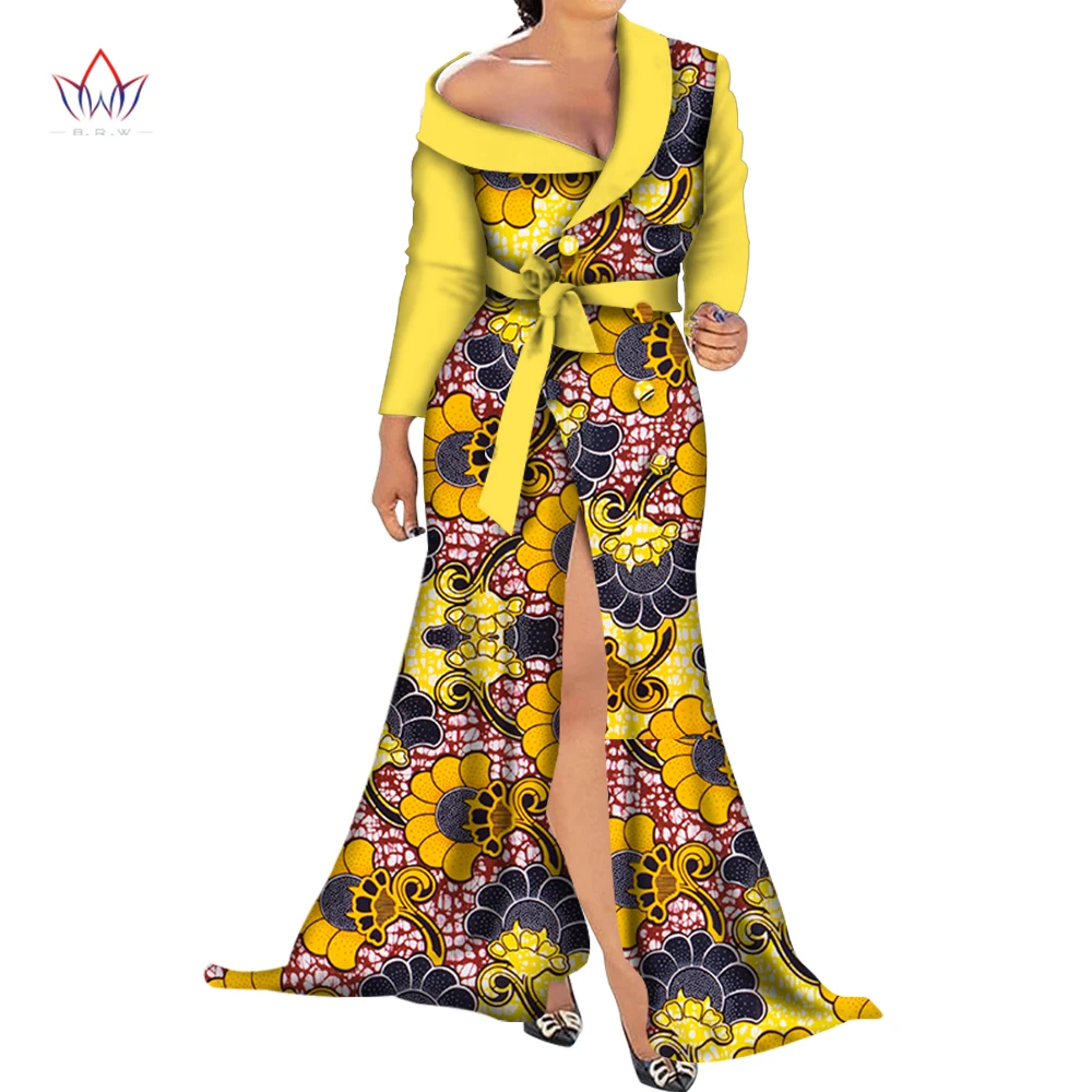 

Long Sleeve Dresses for Women Party Wedding Casual Date Dashiki African Women Dresses African Dresses for Women WY5378