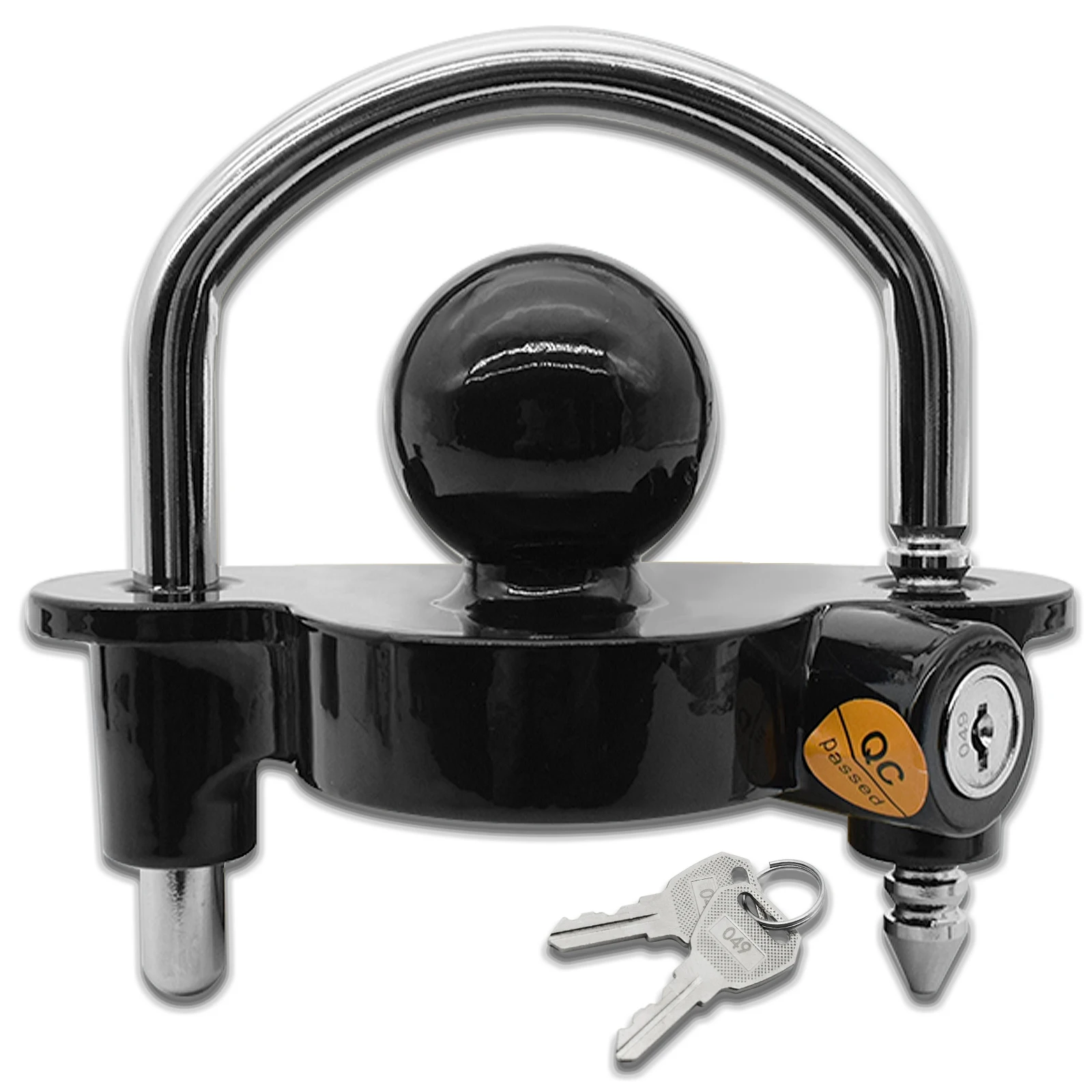 Heavy-Duty Hook Lock Universal Caravan Accessories Trailer Ball Coupler Safe Security Anti-Theft Lock