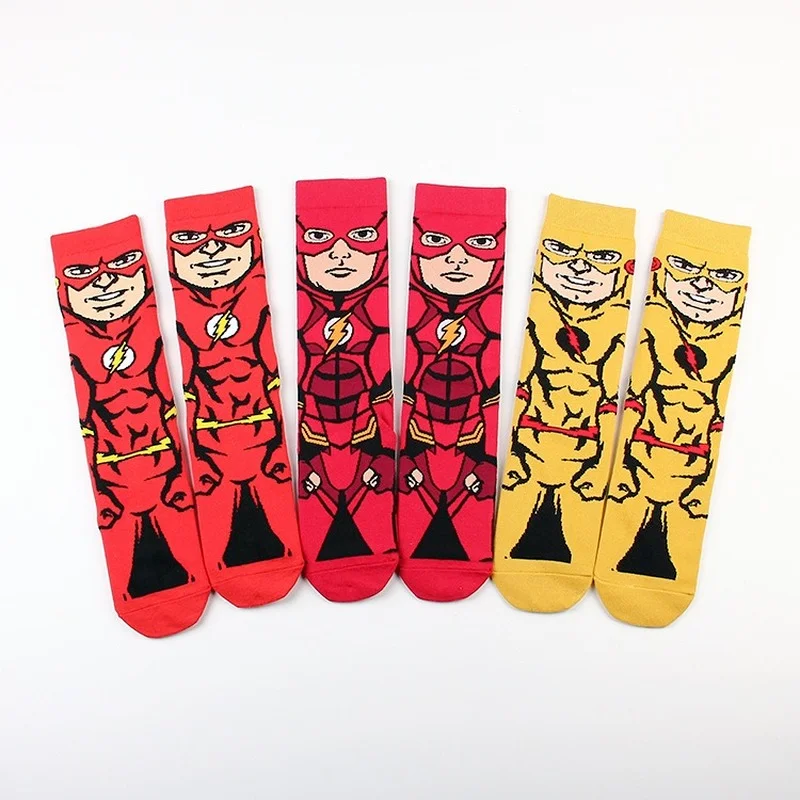 

Movie figure Batman Superman Wonder Woman flash Aquaman clown Anime socks Action Figures Heads Toys kids Gifts Adult socks