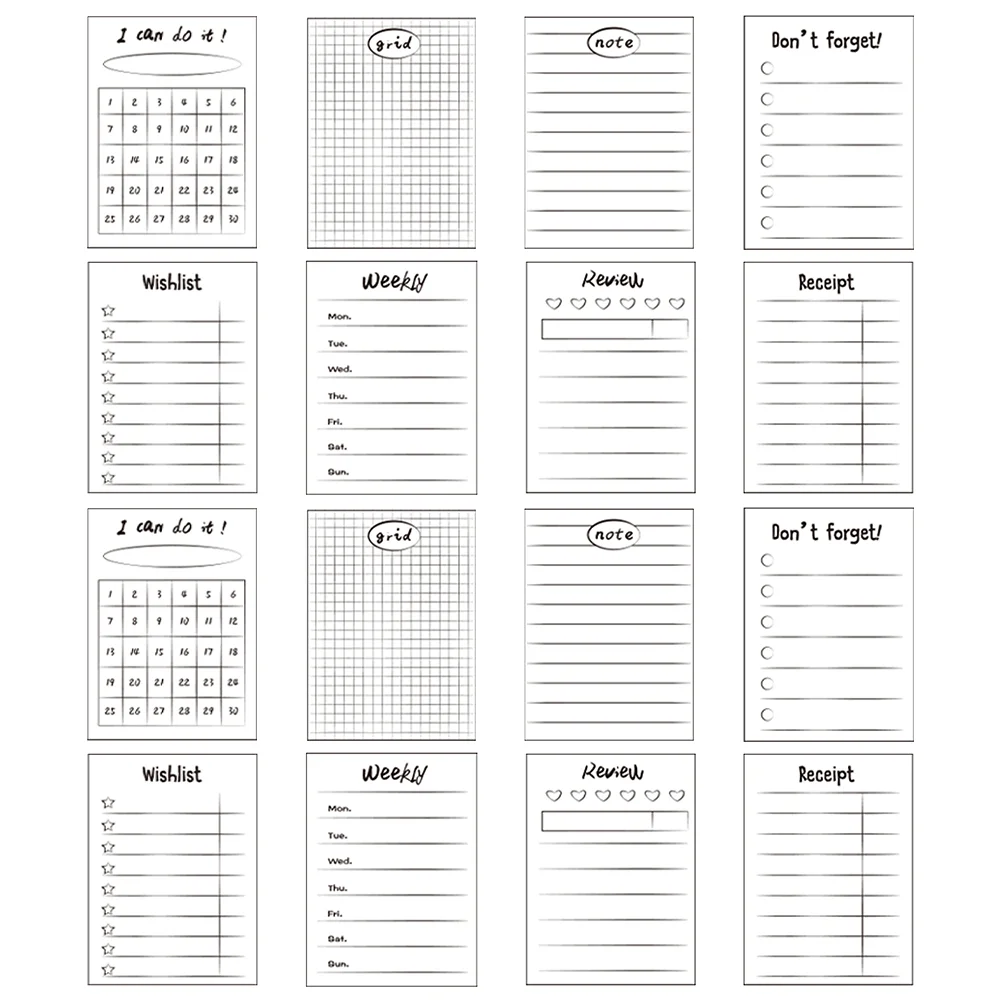 

Weekly Notepad Pad Planning Planner Daily Memo Plan Paper List Note Planners Do Off Schedule Tear Is My Name Sheets Sticker