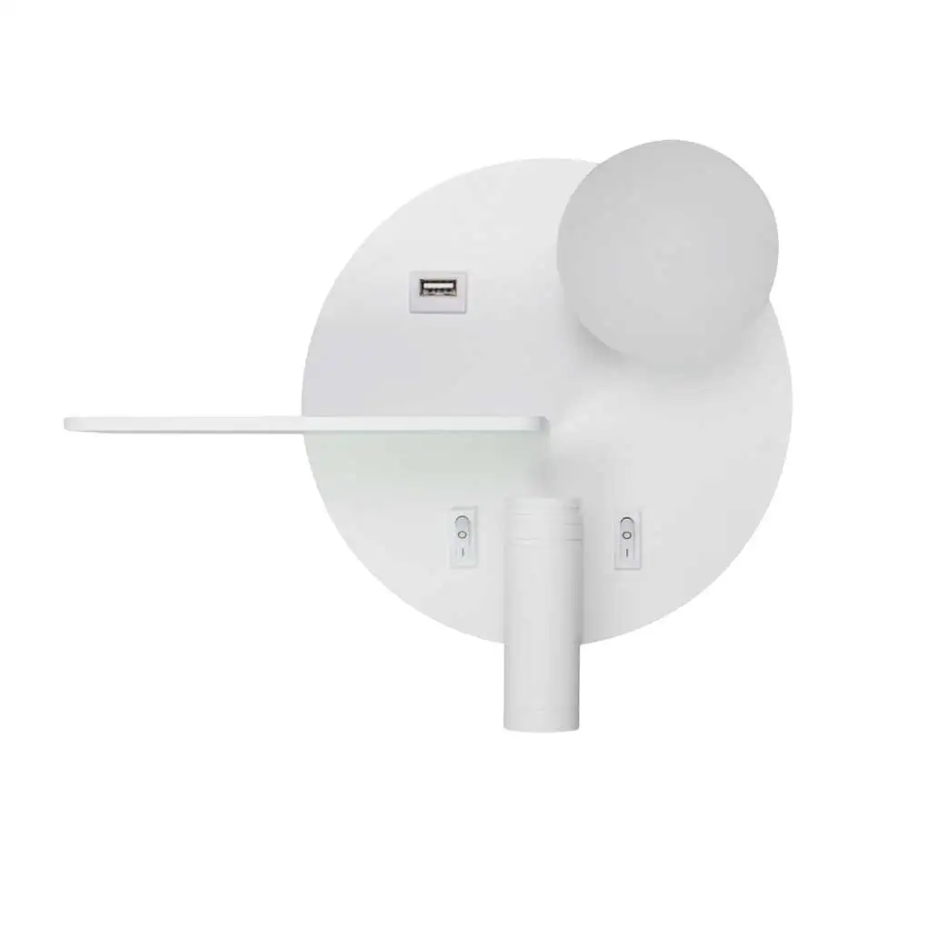 

Алюминиевый прикроватный настенный светильник, регулируемый светильник-вспышка, Домашний Светильник для чтения, светильник, инструмент с ...