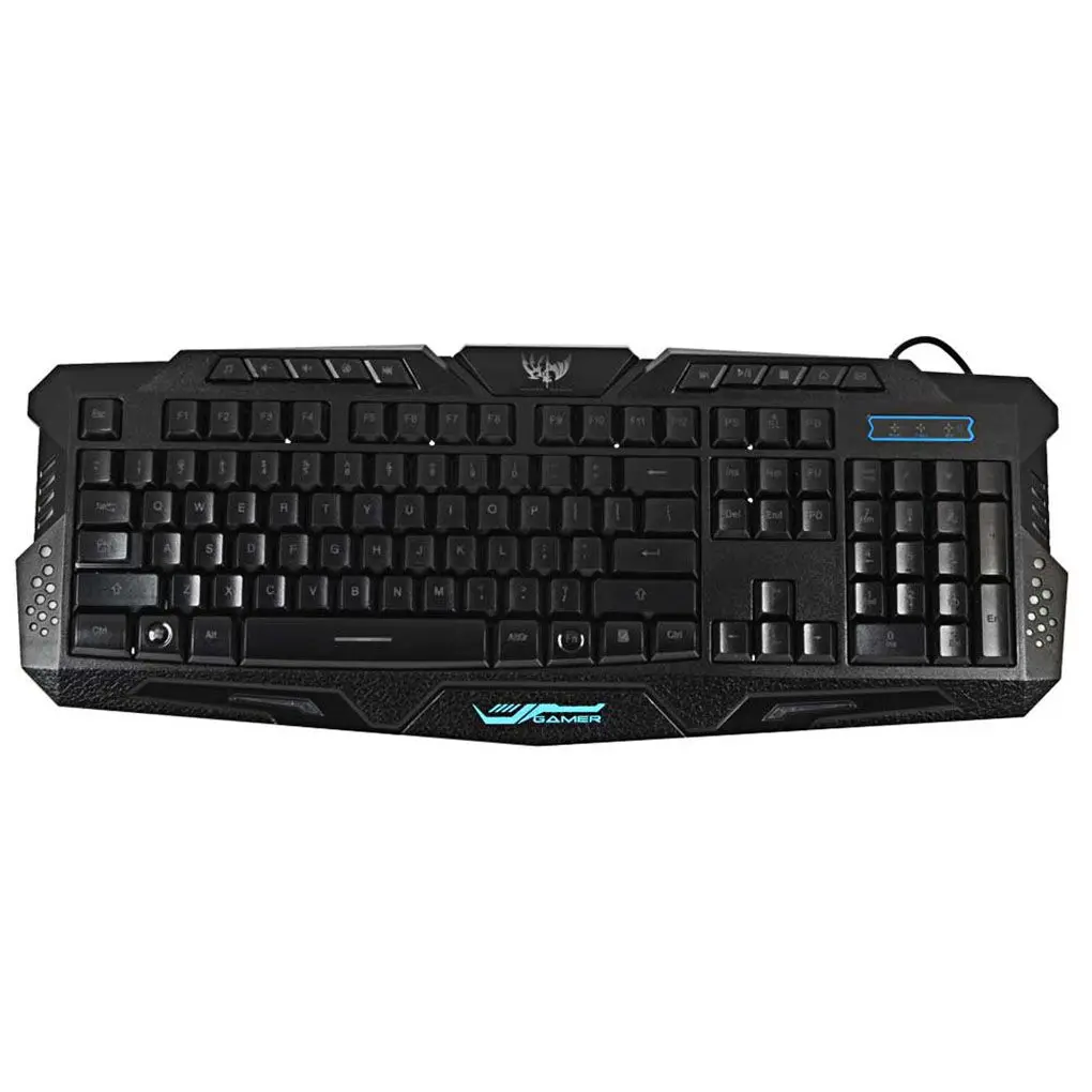 

A877 RGB Backlit Wired USB Gaming Keyboard 3 Color Switchable LED Light Laptop Computer Gamer Game Keyboard