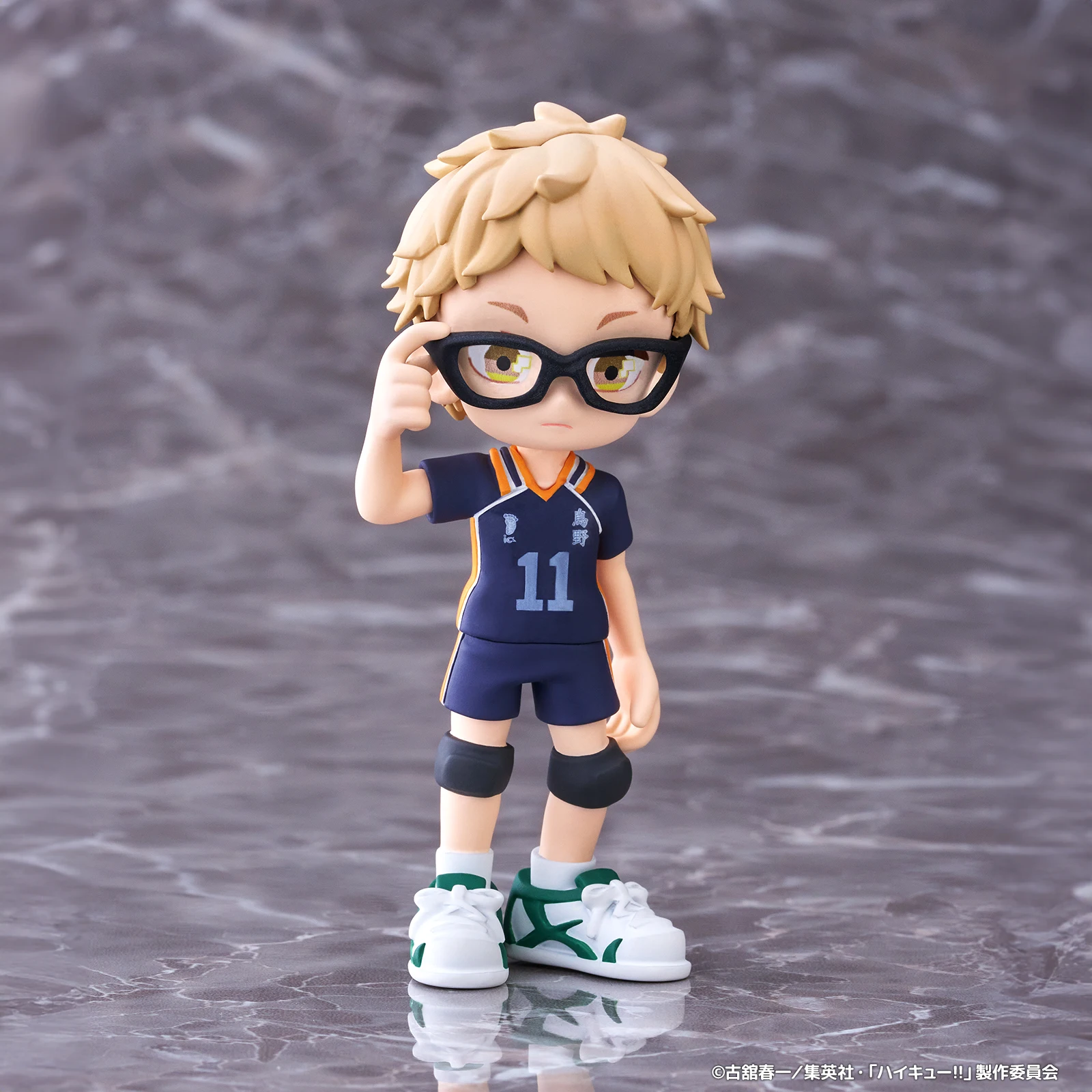 Фото Оригинальная фигурка Bushiroad, креативная модель Haikyuu Q Version, 9 см, аниме, коллекционные экшн-игрушки, подарки №4