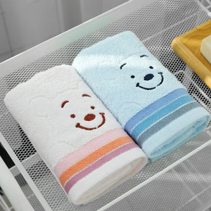 1/2/5pcs Cotton Towel Set Household Bathroom Face Towel Cartoon Bath Towels for Adult Kids Baby Quick-drying Terry Towel 34*75cm