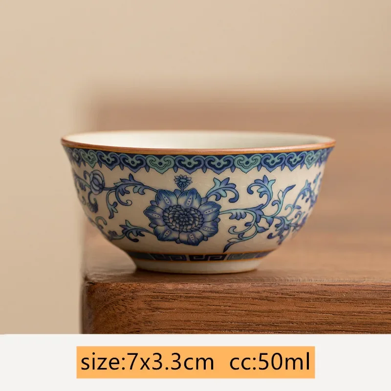 

Китайская винтажная керамическая чашка для чая RI ONIY TEASET