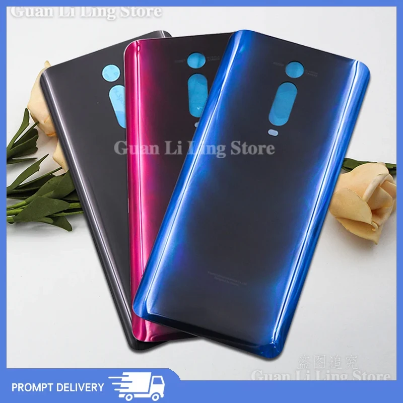 Для Redmi K20 Pro / Xiaomi Mi 9T Телефон Батарея Задняя крышка Корпус дверь Стеклянная панель