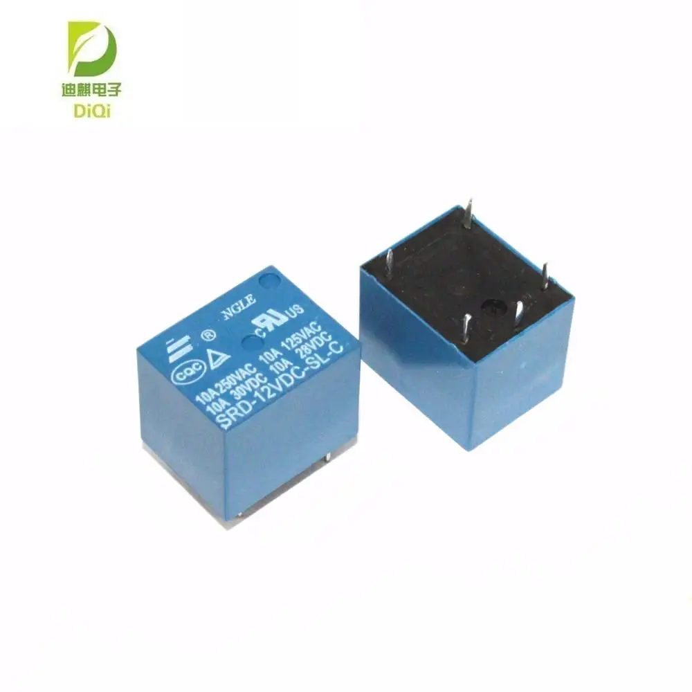 

50pcs new SRD-12VDC-SL-C 12V DC Power Relay PCB Type